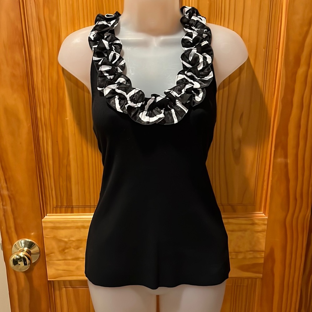 White House Black Market Embellished Tank Top